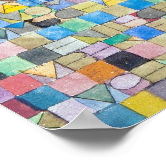 Poster ABC (Alphabet), Paul Klee (Coin)