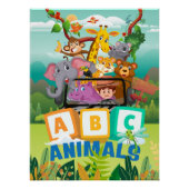 Poster ABC Animals (Devant)