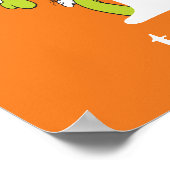 Poster ABC du Dr Seuss : Lettre T - Blanc | Ajouter Votre (Coin)