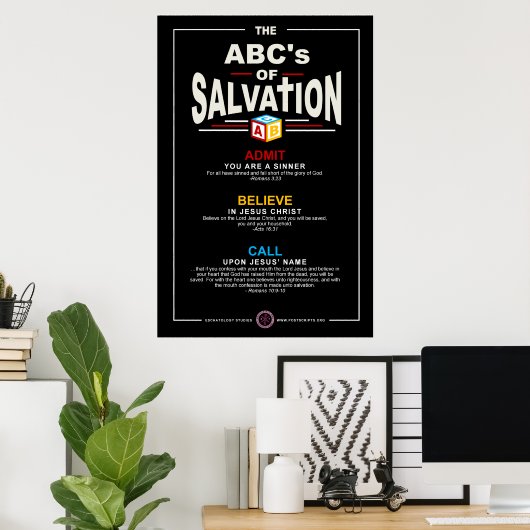 Poster ABC du salut (Bureau à domicile)