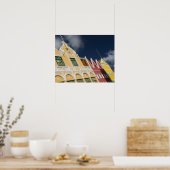 Poster ABC Islands, CURACAO, Willemstad : Punda (Cuisine)
