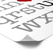 Poster abc je vous ♥. (Coin)