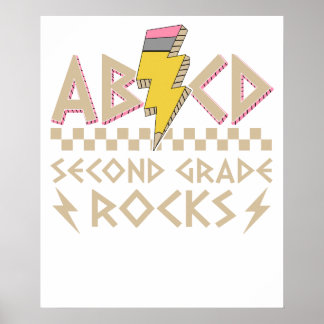 Poster abcd deuxième année rocks