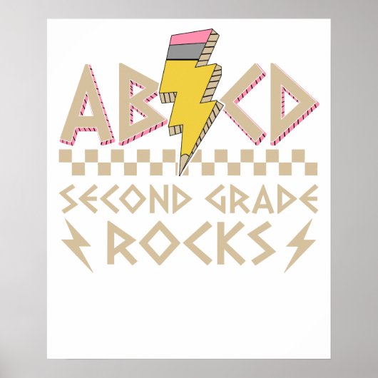 Poster abcd deuxième année rocks (Devant)