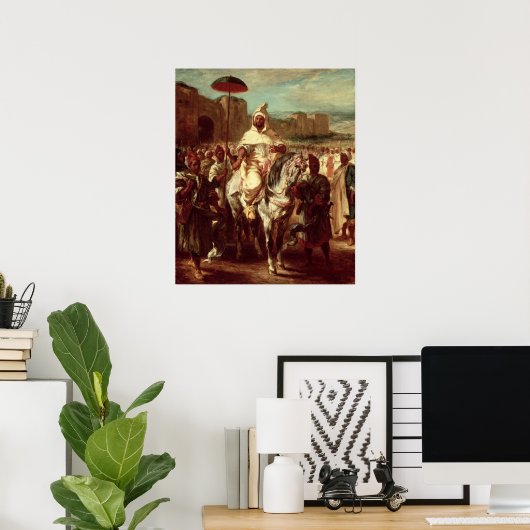 Poster Abd Ar-Rahman  Sultan of Morocco (Bureau à domicile)