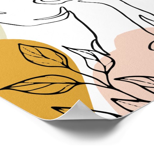 Poster Abduire Les Femmes Face À L'Art Moderne Imprimer,  (Coin)