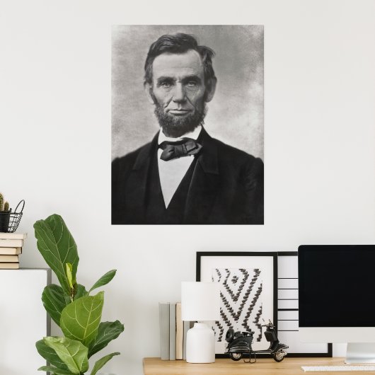 POSTER ABE LINCOLN (Bureau à domicile)