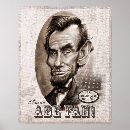 Poster Abe Lincoln Fan (Devant)