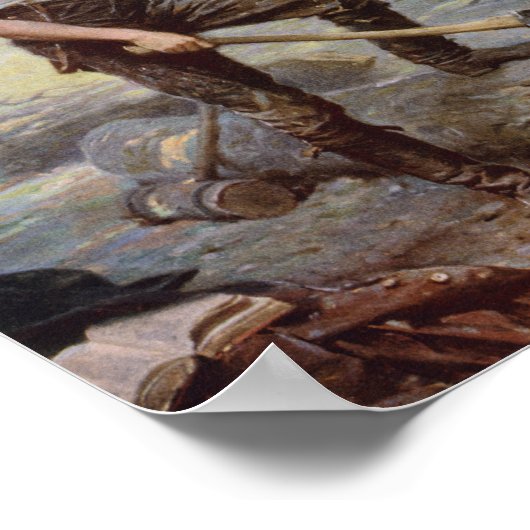 Poster Abe Lincoln Le Splitter (Coin)