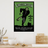 Poster Abe Lincolnstein. Abraham Lincoln Frankenstein (Cuisine)
