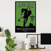 Poster Abe Lincolnstein. Abraham Lincoln Frankenstein (Bureau à domicile)