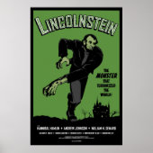 Poster Abe Lincolnstein. Abraham Lincoln Frankenstein (Devant)