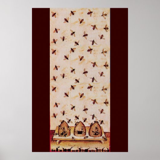 POSTER ABEILLE, APICULTURE, APICULTEUR (Devant)