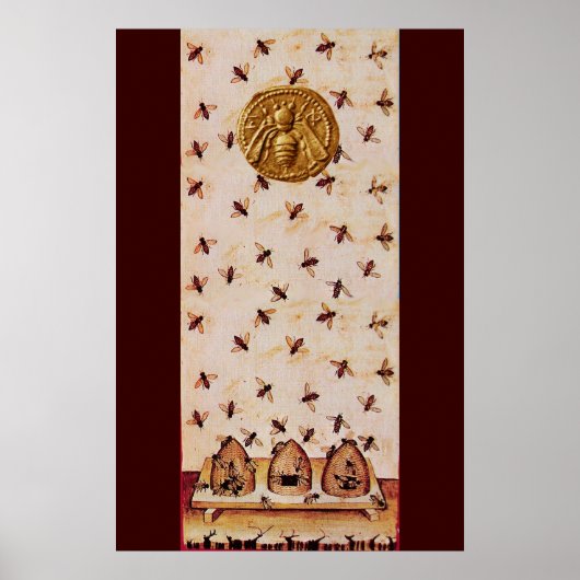 POSTER ABEILLE, APICULTURE, APICULTEUR (Devant)