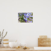 Poster Abeille dans une fleur graphiques Screwball (Cuisine)