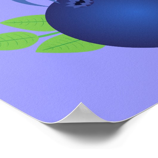 Poster Abeille de bleuet (Coin)