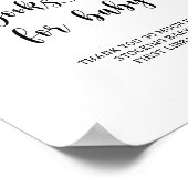 Poster Abeille de l'aquarelle, livres pour bébé (Coin)