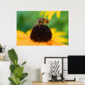 Poster Abeille de miel au centre des choses (Bureau à domicile)