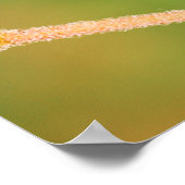 Poster Abeille de miel en action (Coin)