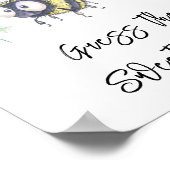 Poster Abeille - Devinez le doux désordre (Coin)