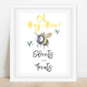 Poster Abeille - Douceurs et friandises