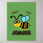 Poster Abeille drôle (Devant)