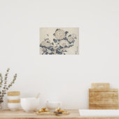 Poster Abeille et chrysanthèmes (Cuisine)