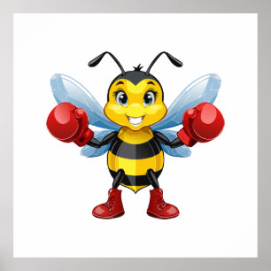 Poster abeille européenne
