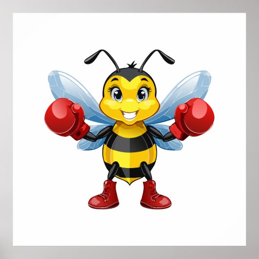 Poster abeille européenne (Devant)
