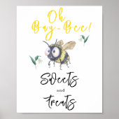 Poster Abeille - Friandises et douceurs (Devant)