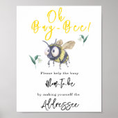 Poster Abeille - future maman destinataire (Devant)