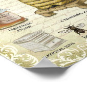 Poster Abeille Garder Avec Les Abeilles De Miel (Coin)