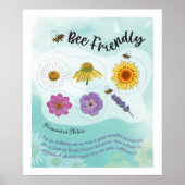 Poster Abeille - Harmonieux Nature (Devant)