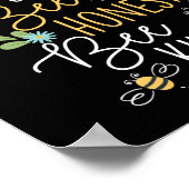 Poster Abeille mignonne Abeille bête Abeille miette (Coin)