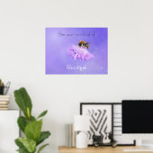 Poster Abeille ton propre genre de belle inspiration (Bureau à domicile)