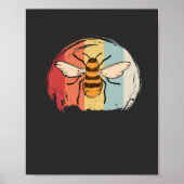 Poster Abeille vintage (Devant)