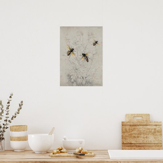 Poster Abeilles (Cuisine)