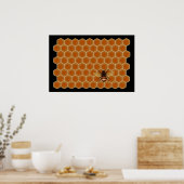 Poster Abeilles de miel (Cuisine)