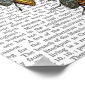 Poster Abeilles médiévales (Coin)