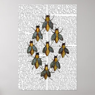 Poster Abeilles médiévales