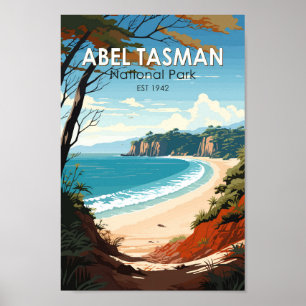 Poster Abel Tasman National Park Nouvelle-Zélande Travel
