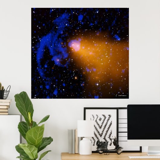 Poster Abell 3376 (Bureau à domicile)