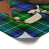 Poster Abercrombie Badge & Scottish Targe Personnalisé (Coin)