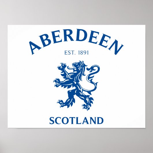 POSTER ABERDEEN (Devant)