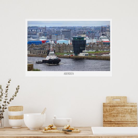 Poster Aberdeen, Écosse, Royaume-Uni (Cuisine)