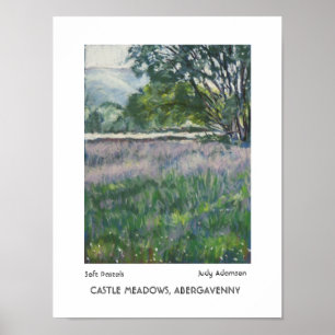 Poster 'Abergavenny' Castle Meadows Imprimer/Poster