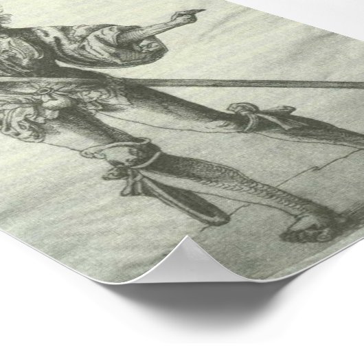 Poster Abgerissener Krieger (Coin)