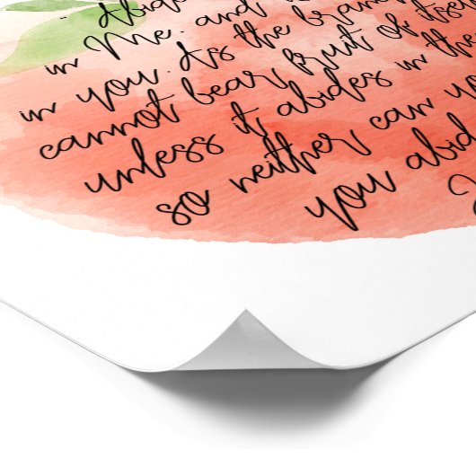 Poster Abide In Me and I In You... John 15:4-5 (Coin)