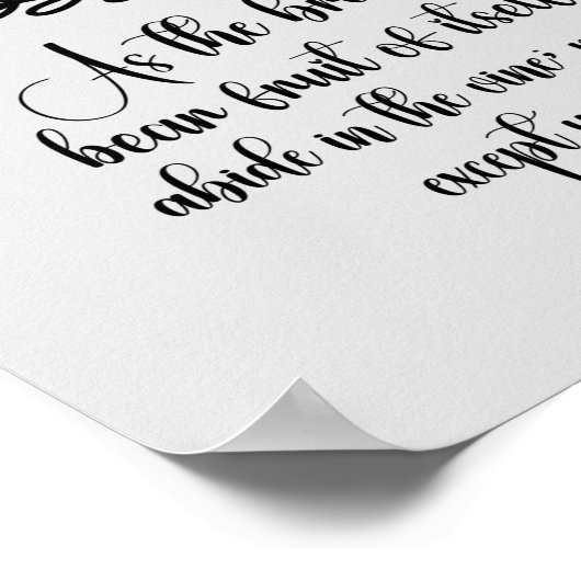 Poster Abide in Me Bible Verse (Coin)