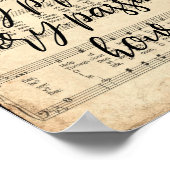 Poster Abide with Me Scripté Hymne Print (Coin)